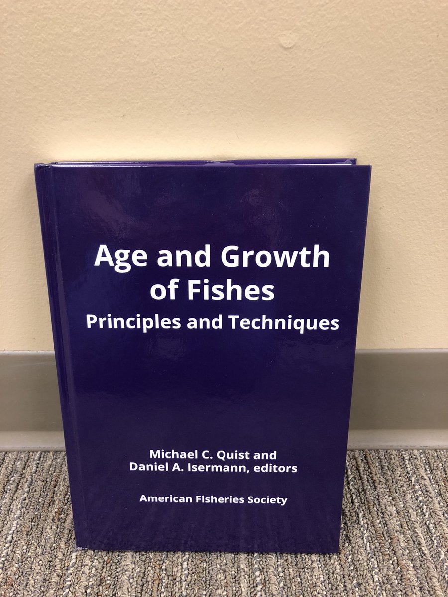 HeidiBlue11's tweet photo. Thanks to @AmFisheriesSoc, specifically Aaron Lerner for donating a copy of Age and Growth of Fishes: Principles and Techniques for our upcoming raffle at Desert Fishes Council’s 50th Anniversary meeting. #DFC2018 #raffle #desertfishes https://t.co/7VpFW5e3Kv