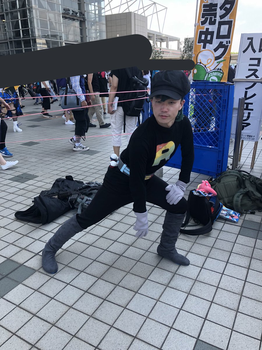 しらす Rロケットだんの したっぱが しょうぶを しかけてきた C94コスプレ レインボーロケット団 こちらも上げ直し