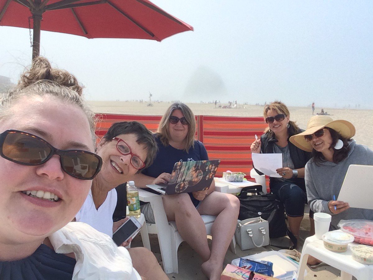 Had an amazing time collaborating &amp; building relationships with the Scappoose Elem. Admin team! PBIS handbook edited, teacher inservice planned, state report card comments finished, SpEd support, elementary admin meetings &amp; new teacher support planned! #working #BeachIsBetter