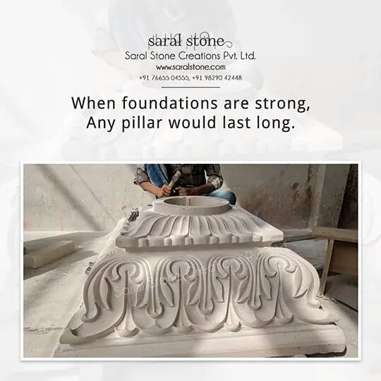 SaralStone's tweet photo. Indian architecture is known for its pillar work and carvings. Inspired by this, Saral Stone brings the beautifully engraved foundations which not only serves the purpose of better look but the structure also provides strength to the pillar.
#saralstone #indianarchitecture https://t.co/eC4sRuOvwF
