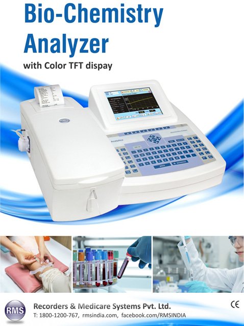 INDIA_RMS's tweet image. Biochemistry Analyzer is not just a standard photometer; it is a true new generation semi-automatic biochemistry analyzer capable of performing Routine Biochemistry, Hormonal assay, Electrolytes, Drug-enzyme investigations etc. #biochemistry #BiochemistryAnalyzer