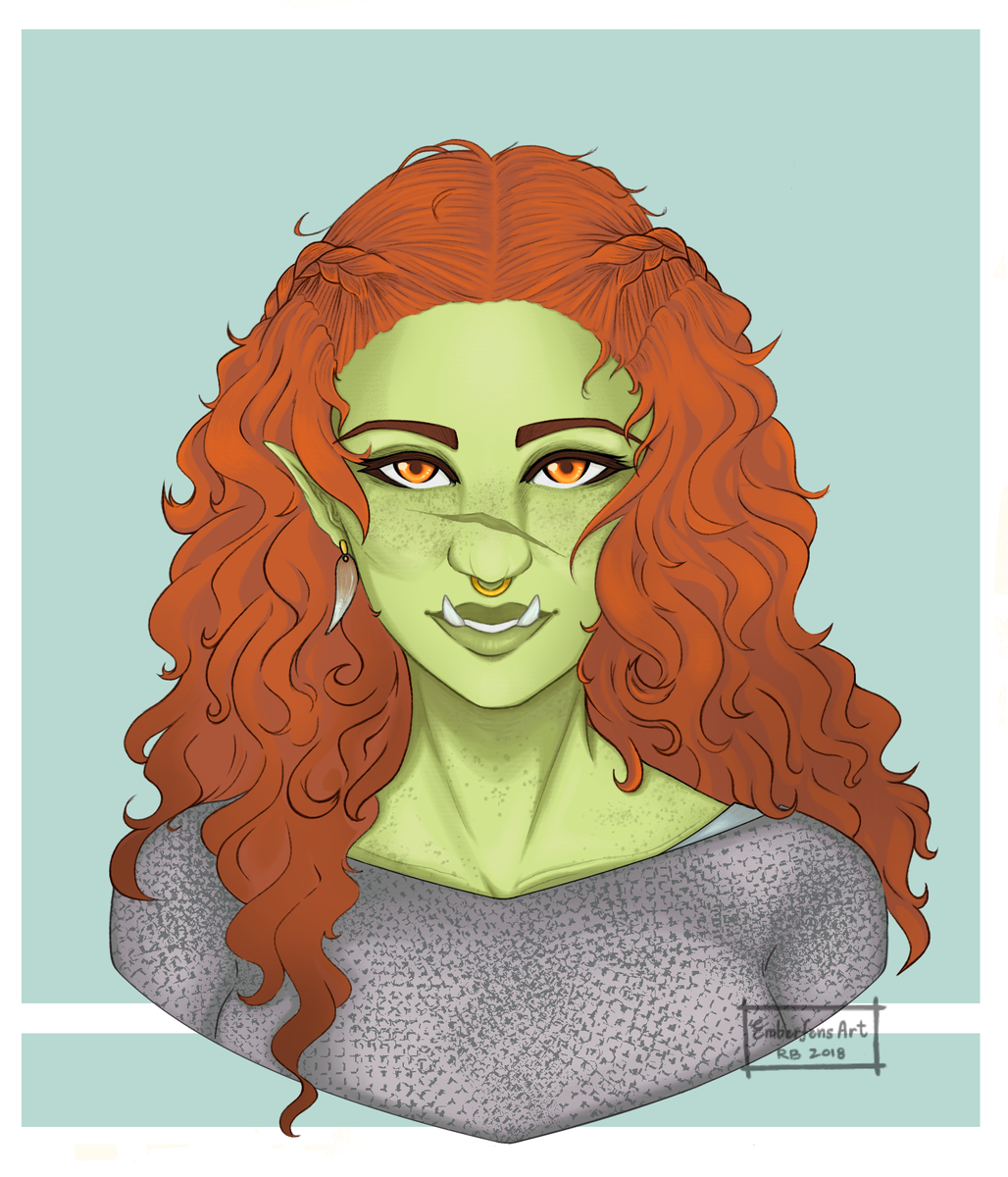 emberfens's tweet photo. A birthday commission for @ellorgast of her half-orc cleric character Bluebell!
#commission #halforc #lifecleric #clerics #dnd #dungeonsanddragons #homebrew #artistsontumblr #artistsoninstagram #artistsontwitter #emberfens #ellorgast #emberfens https://t.co/pNRsJy8YIu