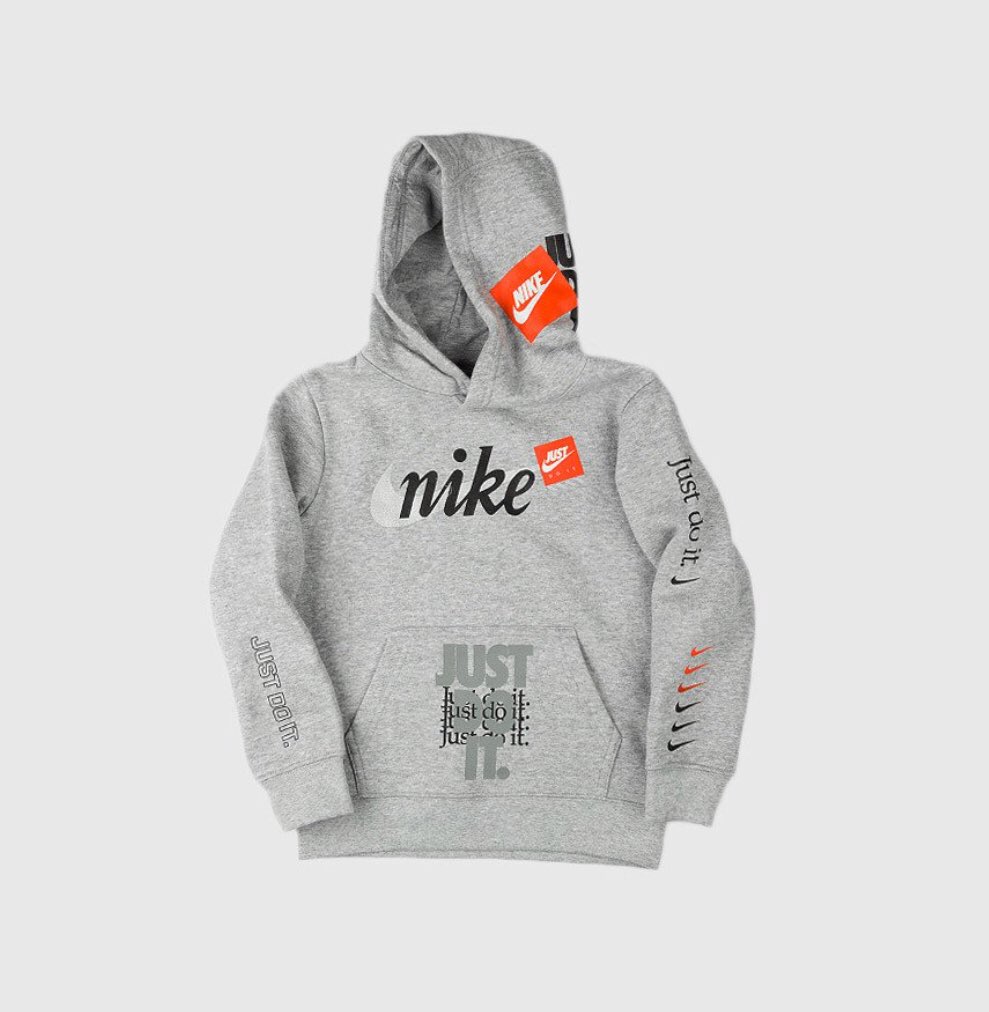 SNKR_TWITR on Twitter: "Youth Nike Club pullover hoodie “Heather Grey” is on KicksUSA in sizes 4-7 #snkr_twitr / Twitter