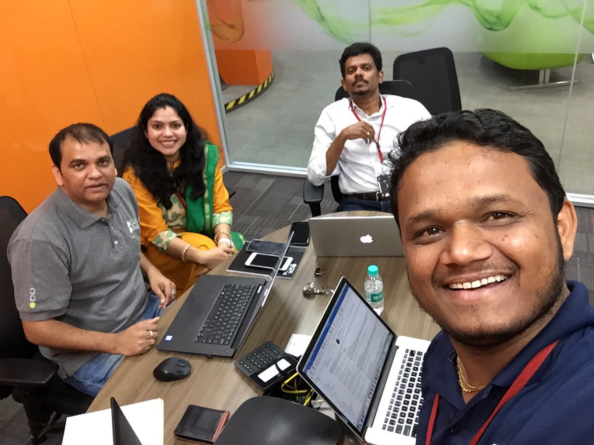 naveensamala's tweet photo. Incessant preparation in the war room. We are all Geared up for the grand finale - Global Hackathon 2018 #cdkhack @CDKGlobal @LifeatCDK @AravindBhagath @RollyArora https://t.co/IxUX4KtNWK