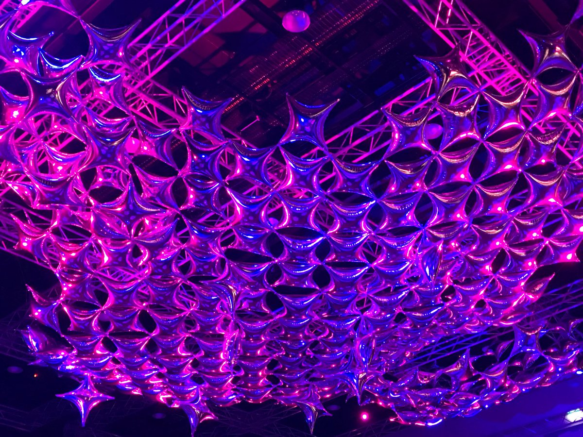 Celebrating Science at the #SAScienceAwards Ceiling balloons remind me of ECM #artmeetsscience