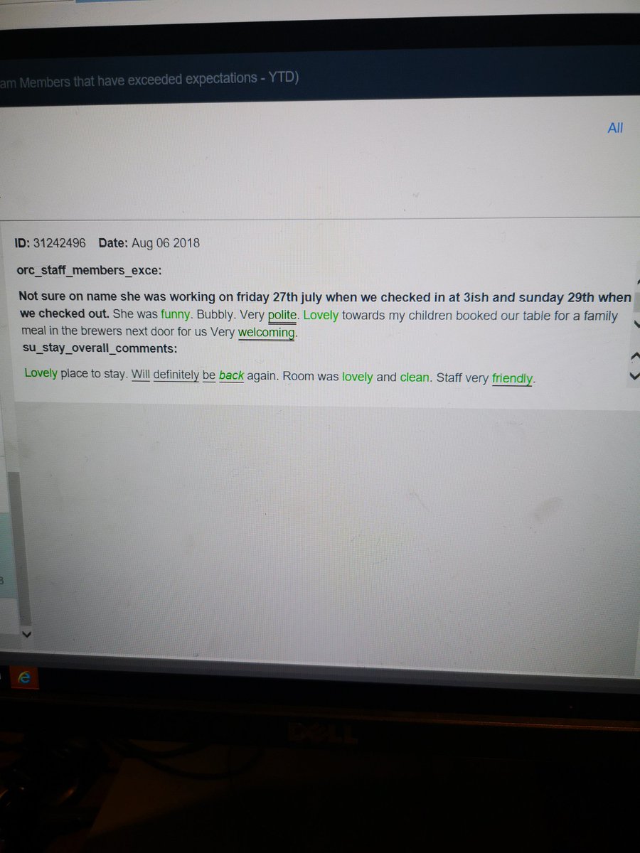 This was our lovely receptionist Hannah ..#guestwow #pipurplewarriors <a href="/SDEBDD/">simon ewins</a> <a href="/BoxallMichelle/">Michelle Boxy</a> <a href="/placemadebyyou/">A Place Made By You</a>