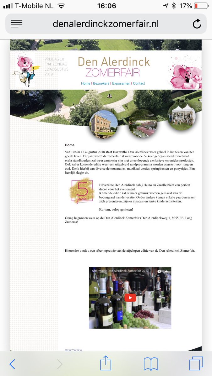 Van 10 tm 12 augustus zijn wij aanwezig op de 5e editie van de Den Alerdinck Zomerfair. Tijdens de fair is er een leuk programma voor jong &amp; oud. Kortom, volop genieten! #Volvo #XC40 #V60 #denalerdinck