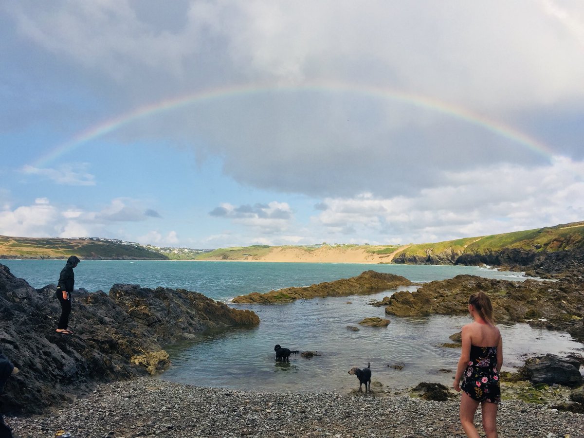 dunning_mandy's tweet photo. Beautiful rainbow in Newquay 💕 https://t.co/4Ns62IJgtD