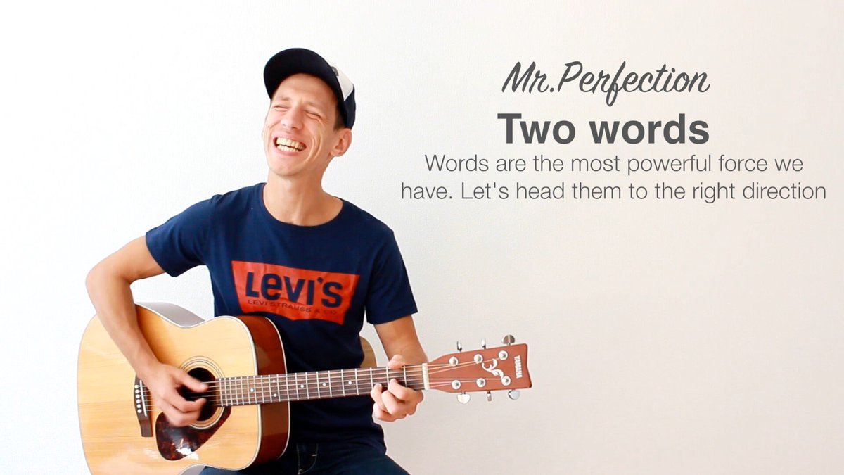 itsmrperf's tweet image. 🎵 Mr.Perfection - Two words 

***
Words are the most powerful force we have 👆 Let’s head them to the right direction 🚏

youtu.be/TZwXLnJYkd8

#guitar #guitarist #song #songs #music #musicians #guitarist #newsong #notes #melody #lovestory #lovesong #yamaha #MrPerfection