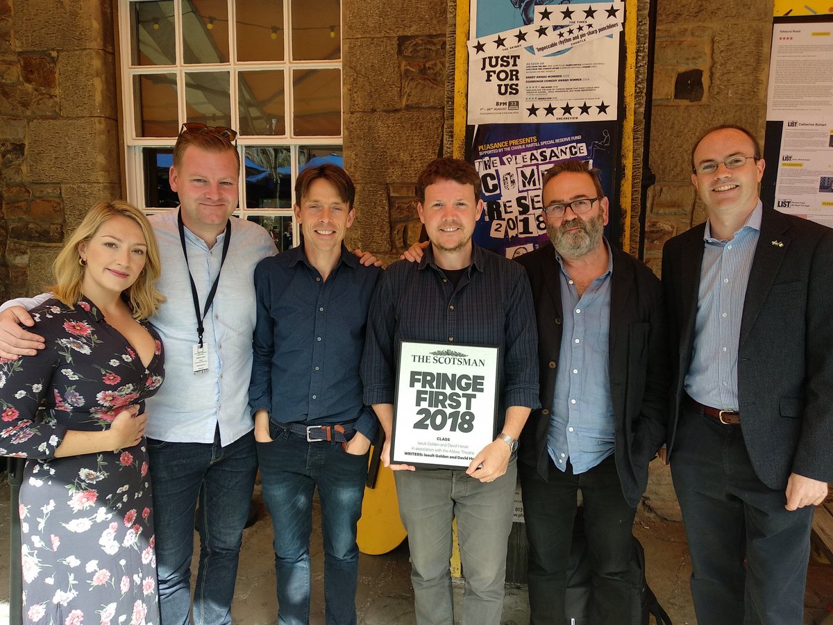 irlscotland's tweet image. #Classplay has just won a   @TheScotsman #FringeFirst award! Congratulations to all involved with @theplayisCLASS at the @traversetheatre for #edfringe2018 with support of @culture_ireland!  #CultureIrelandGB18