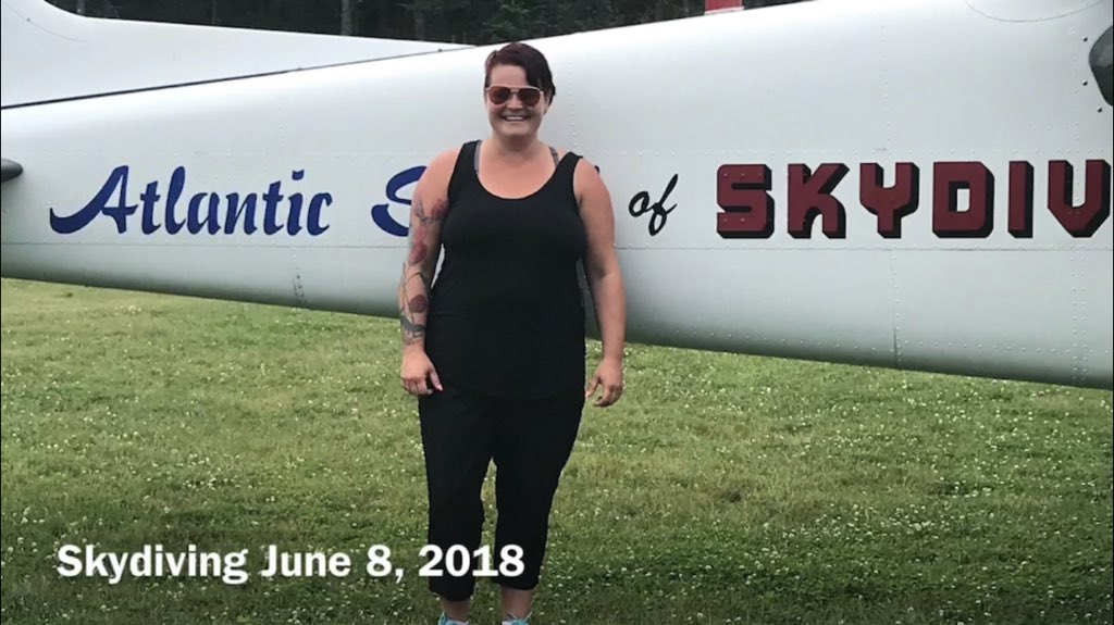 nmccarro's tweet image. I said #ScrewYouParkinsons I will not be held back!  So I jumped out of a plane at 10,000 feet &amp;amp; it was AMAZING!   Here’s some video: youtu.be/Pr6cyGgr0zQ    #BucketList #SkyDiving #Parkinsons