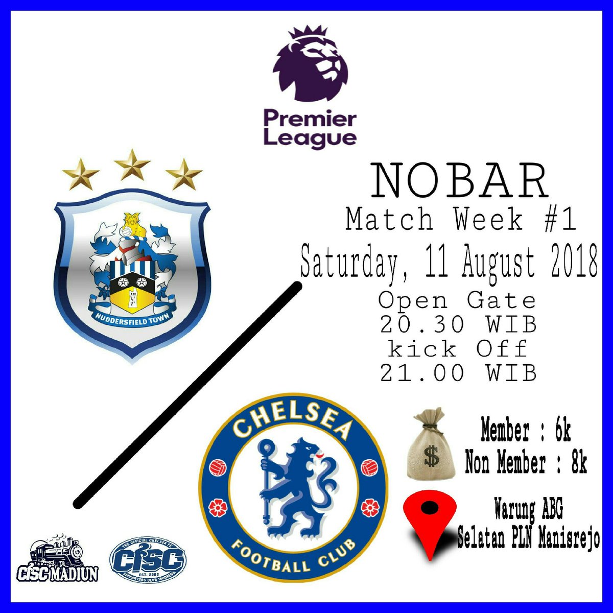 Premier League Is Back ! 🙌
.
.
.
#MatchWeek1 #PremierLeague #2018/2019 #CFC #Chelsea #KTBFFH #ComeOnChelsea #ThisIsCISC #ChelseaIndo #TogetherWeCan #ProudToBeBlue #ChelseaSakLawase