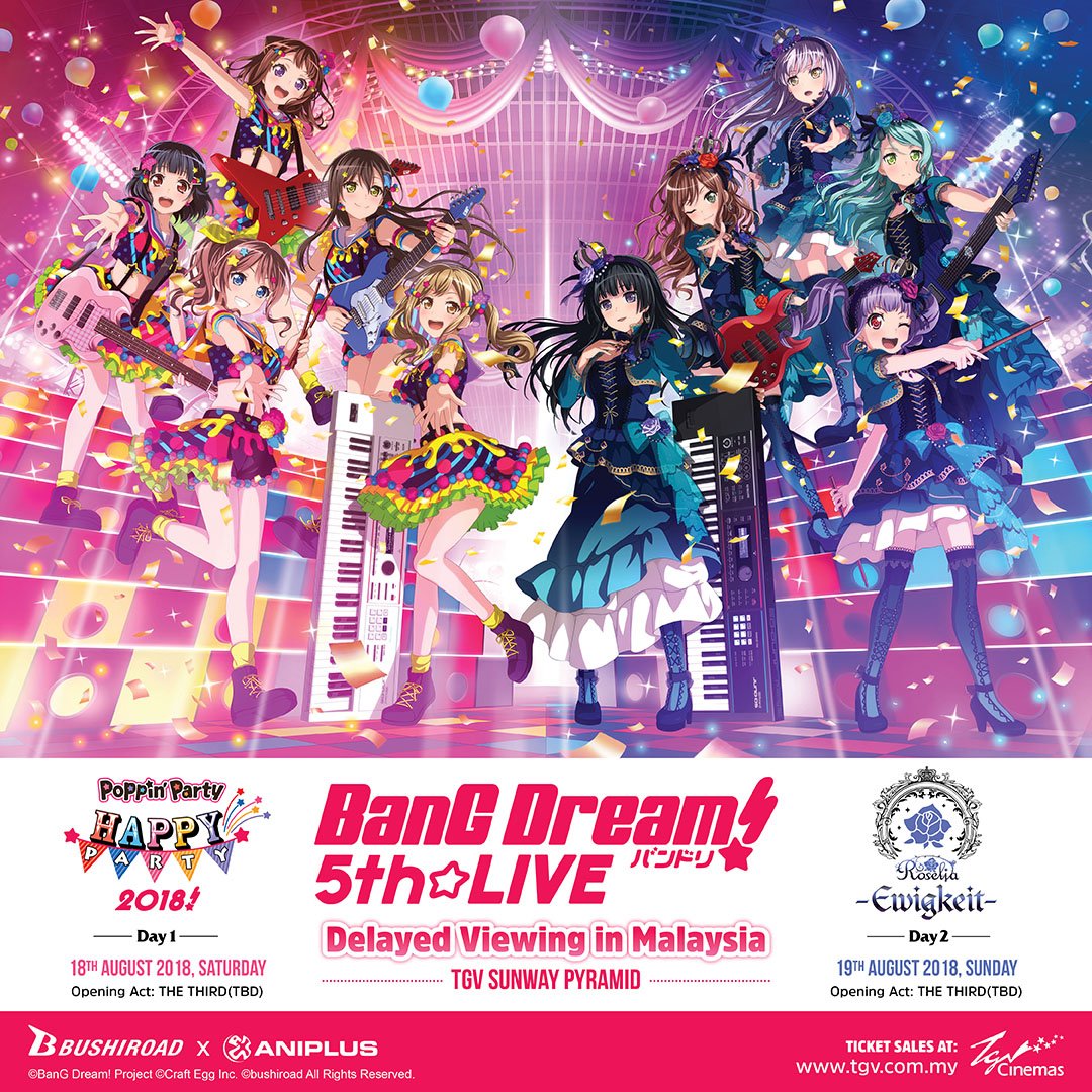 Aniplus Asia A Bushiroad X Aniplus Asia Collaboration Malaysia Bang Dream 5th Live Delayed Viewing For The First Time Ever We Will Be Bringing Delayed Viewings Of A Bang Aniplus Asia A Bushiroad X Aniplus Asia Collaboration Malaysia Bang Dream 5th Live Delayed Viewing For The First Time Ever We Will Be Bringing Delayed Viewings Of A Bang