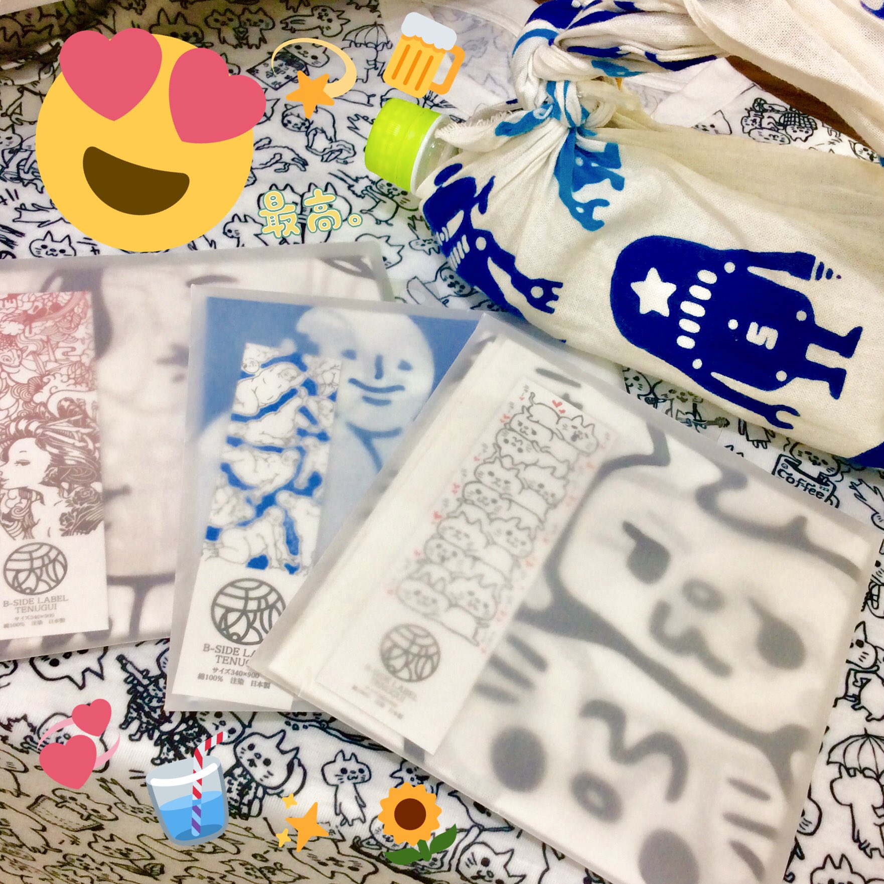 B Side Label オリジナル手拭い 6r7ruy8eni エンタメ ホビー yushienterprises Com