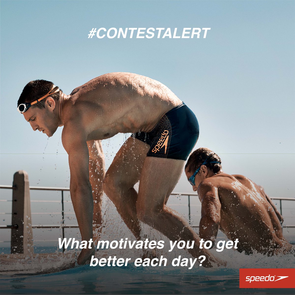 SpeedoIndia's tweet photo. #ContestAlert Tell us what’s your motivation to improve at swimming every day. The person with the best comment will be chosen as the winner and will be given Speedo goodies. #GetSpeedoFit
RULES: 
Follow @speedoindia 
Tag 1 friend in your comment https://t.co/SbLkWEIK25