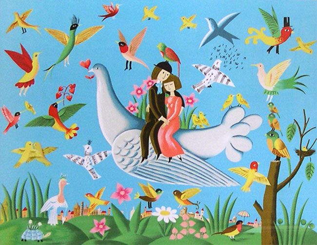 Twitter 上的 Sandra Bisenco 鳩の日 ハトの日 ハートの日 レイモン ペイネ T Co Jmcalv4kai Twitter