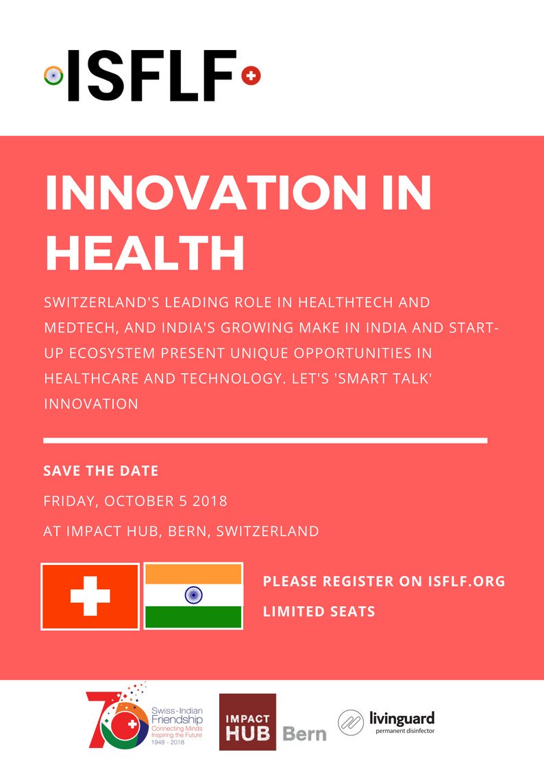 Drumroll! Register for our event on #HealthTech at isflf.org