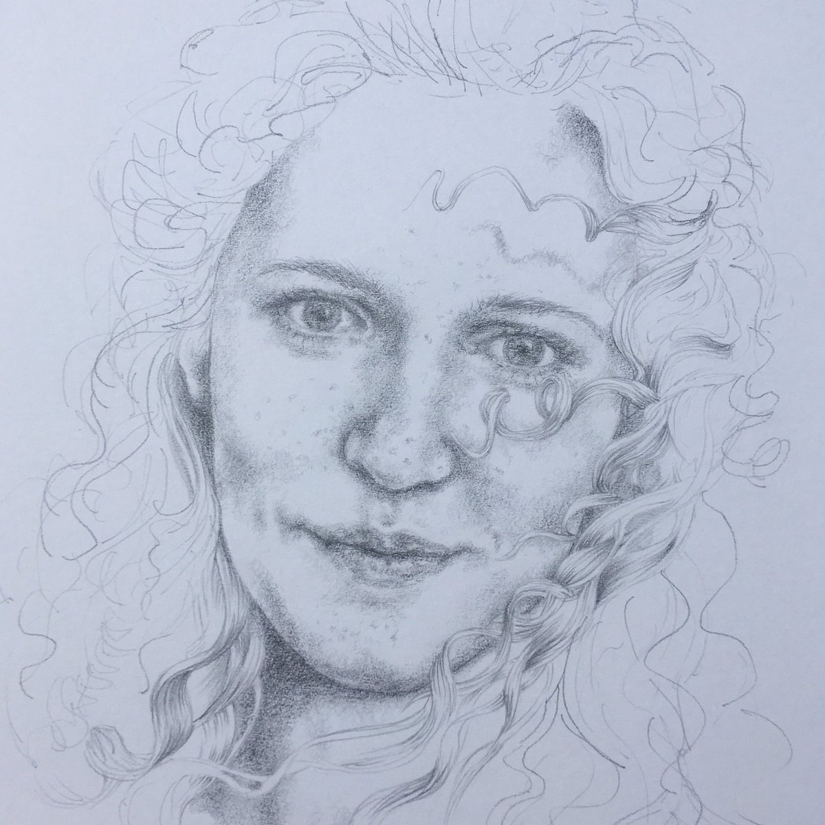JillIliffe's tweet photo. Triple portrait commission. Loved doing them and client pleased. All 👍#portraits https://t.co/NyCrjpcrkN