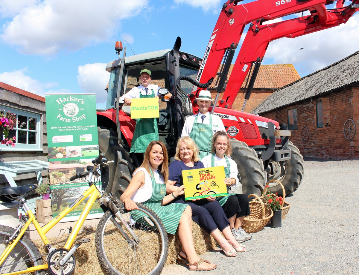 Rushcliffe Council on Twitter "A huge 50 foot bicycle made of hay bales is set to the