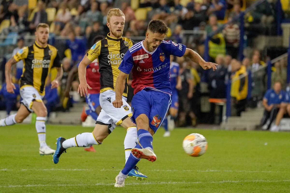 FC_Basel_fr's tweet photo. 📸 | Retour en images sur la victoire décrochée hier par le FCB à Arnhem (0-1) ! 😍 #VITFCB #UEL https://t.co/CRlX9FV0Ff