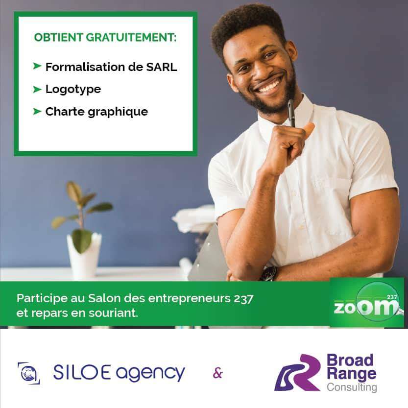 Zoom_237's tweet photo. Broad Range Consulting promeut l’entrepreneuriat.                                           Participe au salon des entrepreneurs 237 et tentes de gagner par tirage au sort la législation et une identité visuelle pour ta start up.
#Startup
#Team237
#Legal
#TogetherWeAcheiveMore https://t.co/WqNfIGXYb6