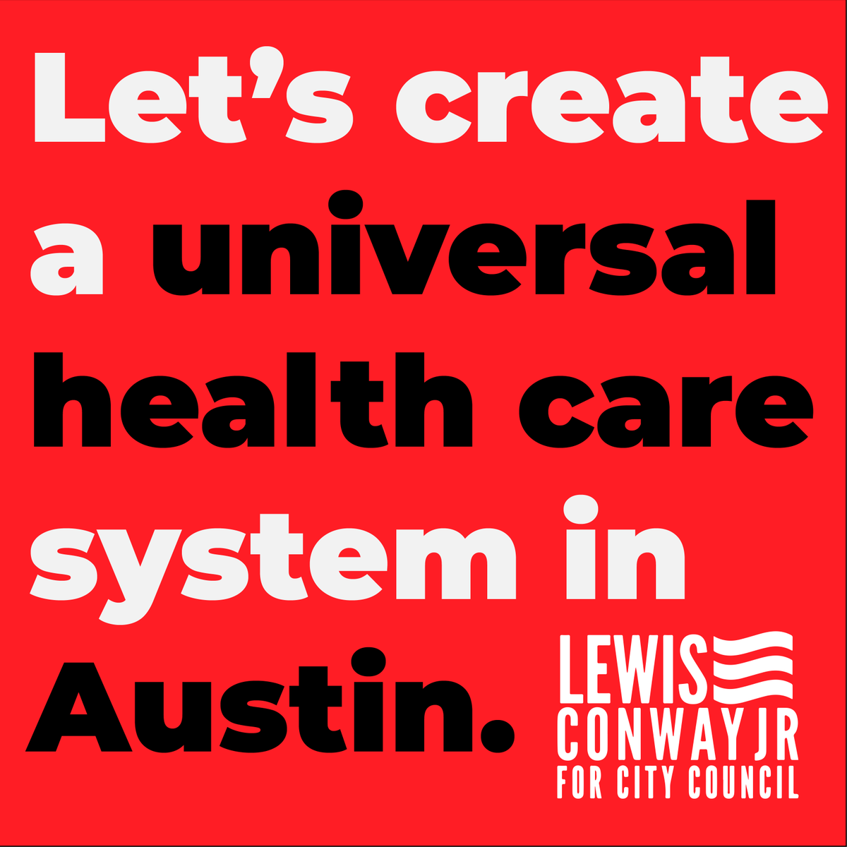 lewisconwayjr's tweet photo. Austin Public Health operates on three P’s – Prevent, Promote and Protect. We are proposing a 4th ‘P’ – Provide. We can be the first city in Texas to give its citizens universal healthcare and not raise taxes. #DistriCare #ATXCouncil https://t.co/Ouks8rh9Wu