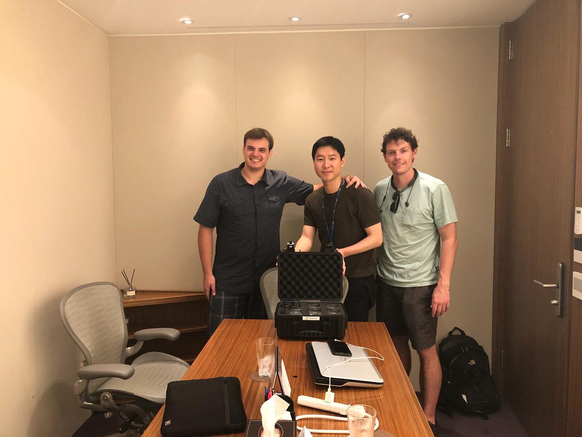 ByzantinePtrs's tweet photo. We have recently met up with our partner company @GoHypernet in South Korea — and thrilled to witness how clouding computing based on Distributed Average Consensus (DAC) operates on their platform!

#Blockchain https://t.co/QnssDThk8Q