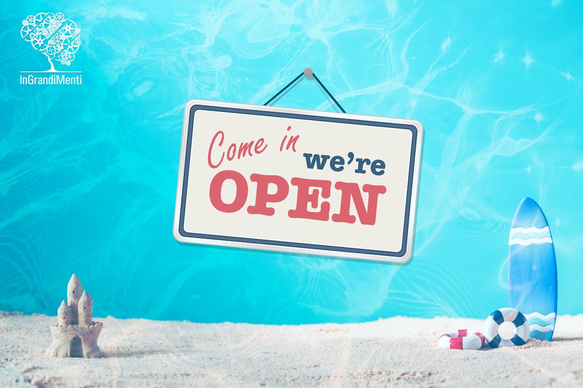#Tempo di 🌞+ ⛱️🌊+🏔️= vacanze!
La nostra <a href="/WebAgencyIGM/">InGrandiMenti Srl</a> augura a tutti voi delle meravigliose, rilassanti ed avventurose #vacanze 😎 #Weareopen e ci trovate qui ▶️ 0331.599979 📞