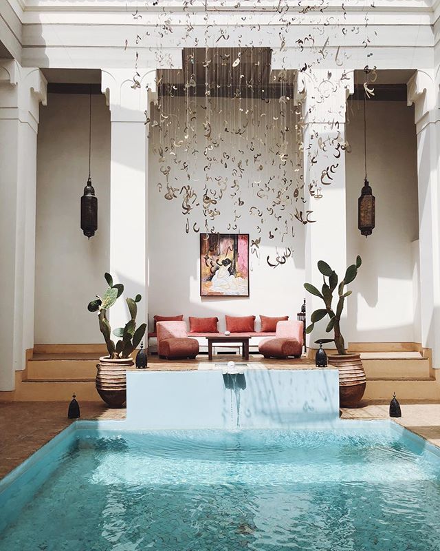 Riads are some of the most beautiful places in Marrakech 🌟 Hidden in the depths of the medina down little streets and tunnels, behind closed doors awaits a peaceful paradise. 
If you’ve never stayed in a Riad before, check out my new blog post (in th… ift.tt/2Oq4qh9