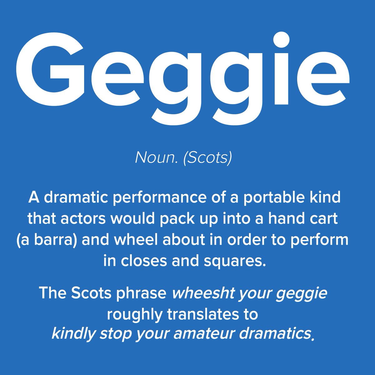 natlibscot's tweet photo. There are many geggies around at the moment.
And most of them are GREAT 😀
#Fridayfeeling #Scots https://t.co/t7Mmk5TEzR