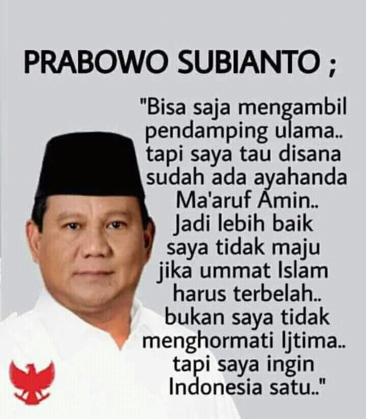 Keputusan yang tepat pak 👍
#2019PrabowoSandi