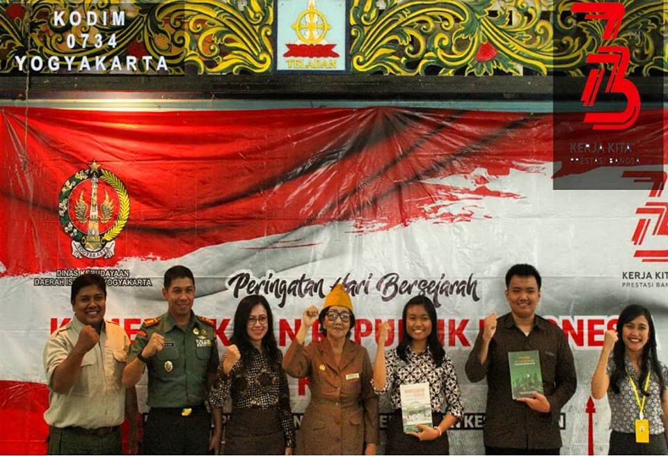 Peringatan Hari Bersejarah, Hari Kemerdekaan RI ke-73. Di SMA N 1 Yogyakarta.<a href="/pendamdiponego1/">pendam diponegoro</a> <a href="/Puspen_TNI/">Pusat Penerangan TNI</a>