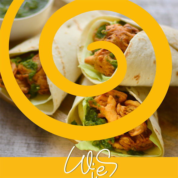 Wrappen! In een tortilla, slablad, pannenkoekje, rijstvel.,. noem maar op. Wies serveert talloze combinaties en variaties van 'verpakking' en vulling. Inpakken en... Ja, opgerold staat netjes!