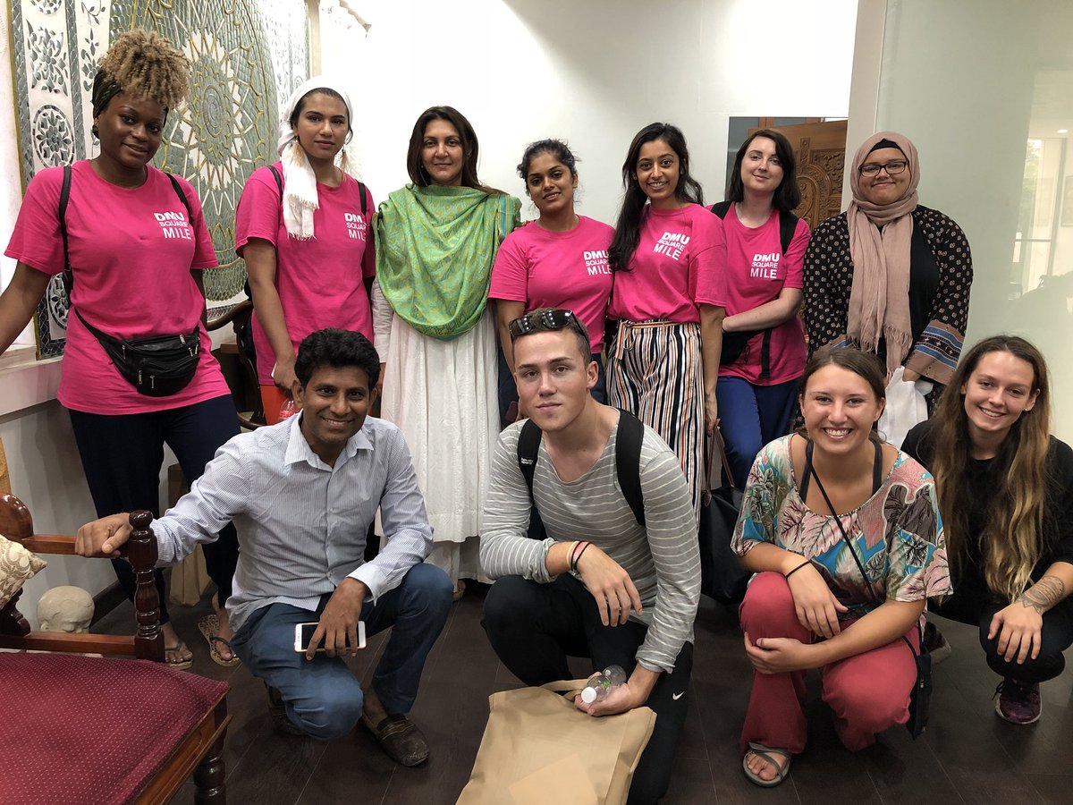 SquareMileIndia's tweet photo. Day 4: Our final day in Ahmedabad! We began with a coding session at Ashramshala, followed by prayers and reflections at Manav Sadhna. We were then lucky enough to have a tour of Craftroots and meet one of the Manav Sadhna founders! #codinginindia https://t.co/lSMYdVNQBM