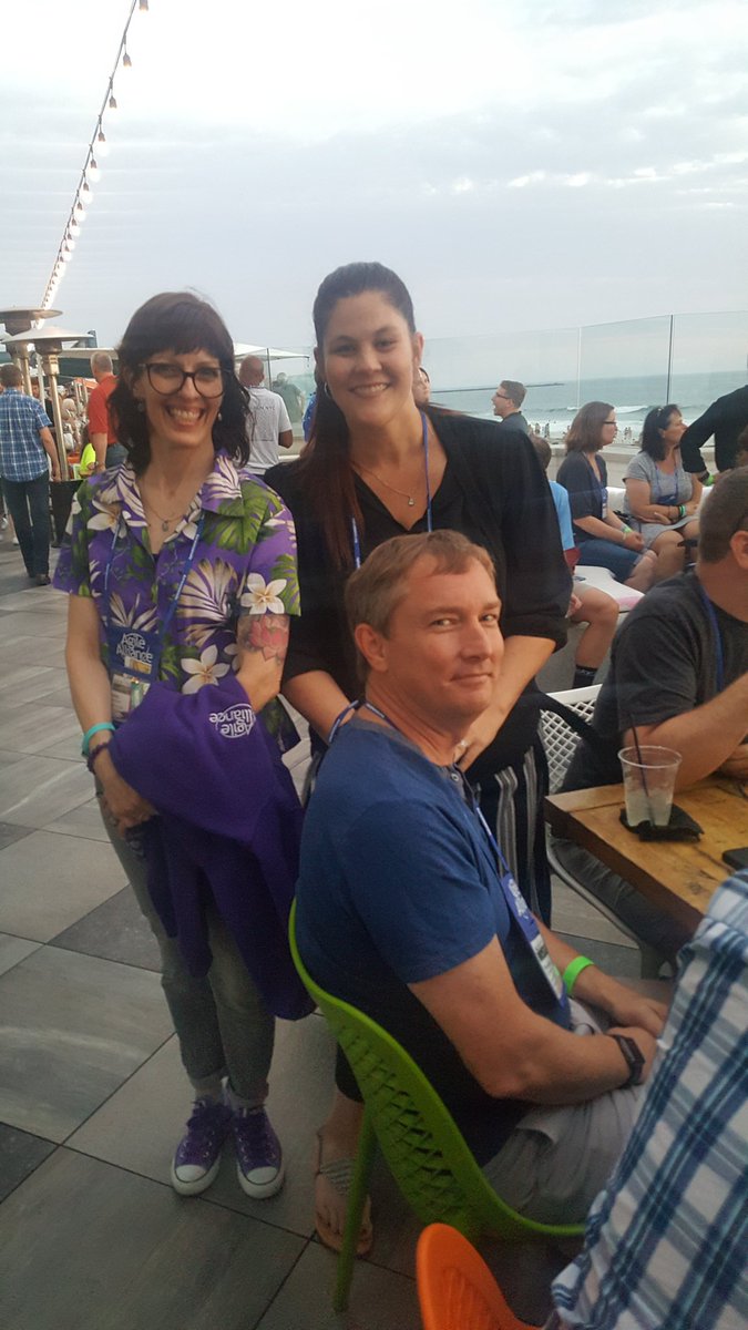 SharonSDS's tweet image. Some members of the @AgileAlliance #Agile2018 Dream Team @BecksPM @bcarlso @t_broderick