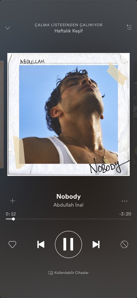 damIakaraman's tweet photo. Değer bilmek lazım👏🏻 #nobody #abdullahinal @abdullahinalnow https://t.co/utp7tLyVwp