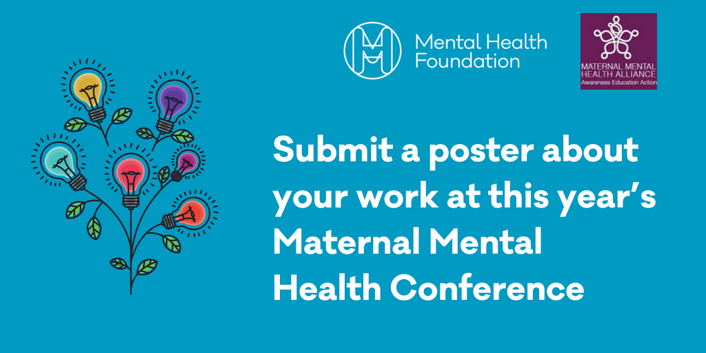 Do you have lived experience of perinatal mental health? Then we want to hear from you. Submit a poster presentation for this years #MMHAconf2018. bit.ly/2LDd27e  #MABIM #pndchat @NCTcharity @bestbeginnings @babybuddyapp @AlisonBaum @heads_together