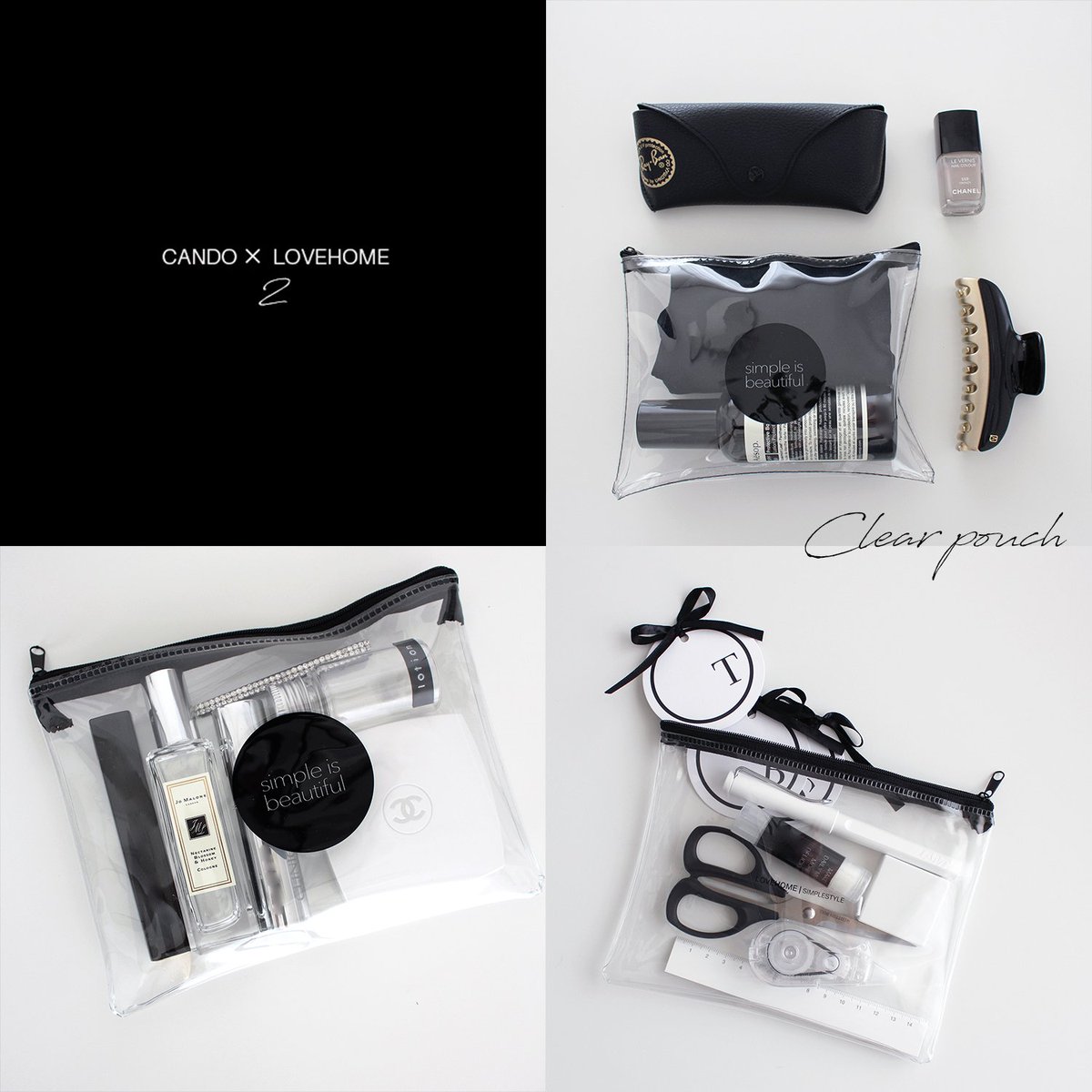 Love Home Mari 収納 インテリア En Twitter キャン ドゥさんとのコラボ第二弾の商品 クリアポーチ の活用例 T Co Hu0bssaqhi キャンドゥ Cando クリアポーチ キャンドゥ新商品 キャンドゥlovehomeコラボ 100円ショップ 100均 T Co