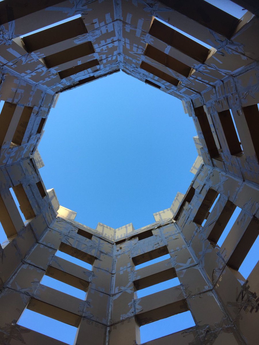 Loving the Lost Castles project #LostCastles #Liverpool #CardboardBoxes