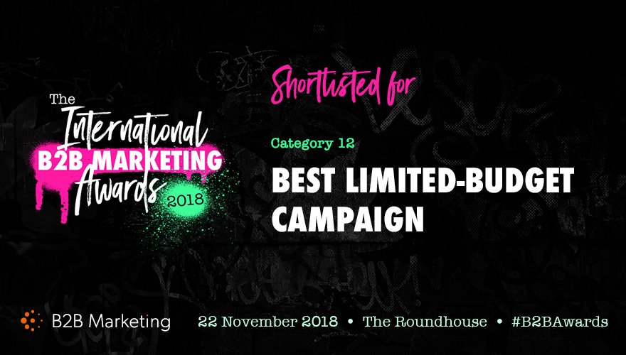 Delighted that <a href="/ThePHAGroup/">The PHA Group</a>'s <a href="/Smarter_Working/">Smarter Working</a> Initiative for <a href="/Powwownow/">jayszuk@yahoo.com</a> has been shortlisted for the <a href="/MarketingB2B/">marketingb2b</a> #B2BAwards 'Best Limited-Budget Campaign'!