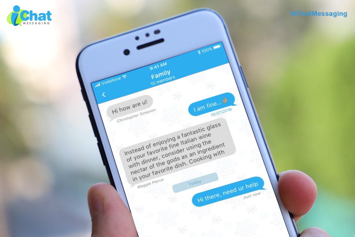 ichatmessaging's tweet photo. Make your family and friends feel how important they are to you. Send them or respond to their iChat messages!

#iChatMessaging #Family #Friends #MobileApp #call #message #thoughtfulness #KeepingInTouch https://t.co/20QGj7SygR