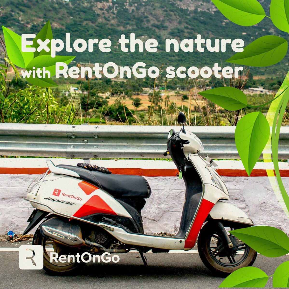rentongo's tweet photo. Green is the prime colour of the world and that from which its loveliness arises. 
#RentOnGo #Commute #Travel #Nature #Roads #Green #weekendvibes https://t.co/wriZTWjcMJ