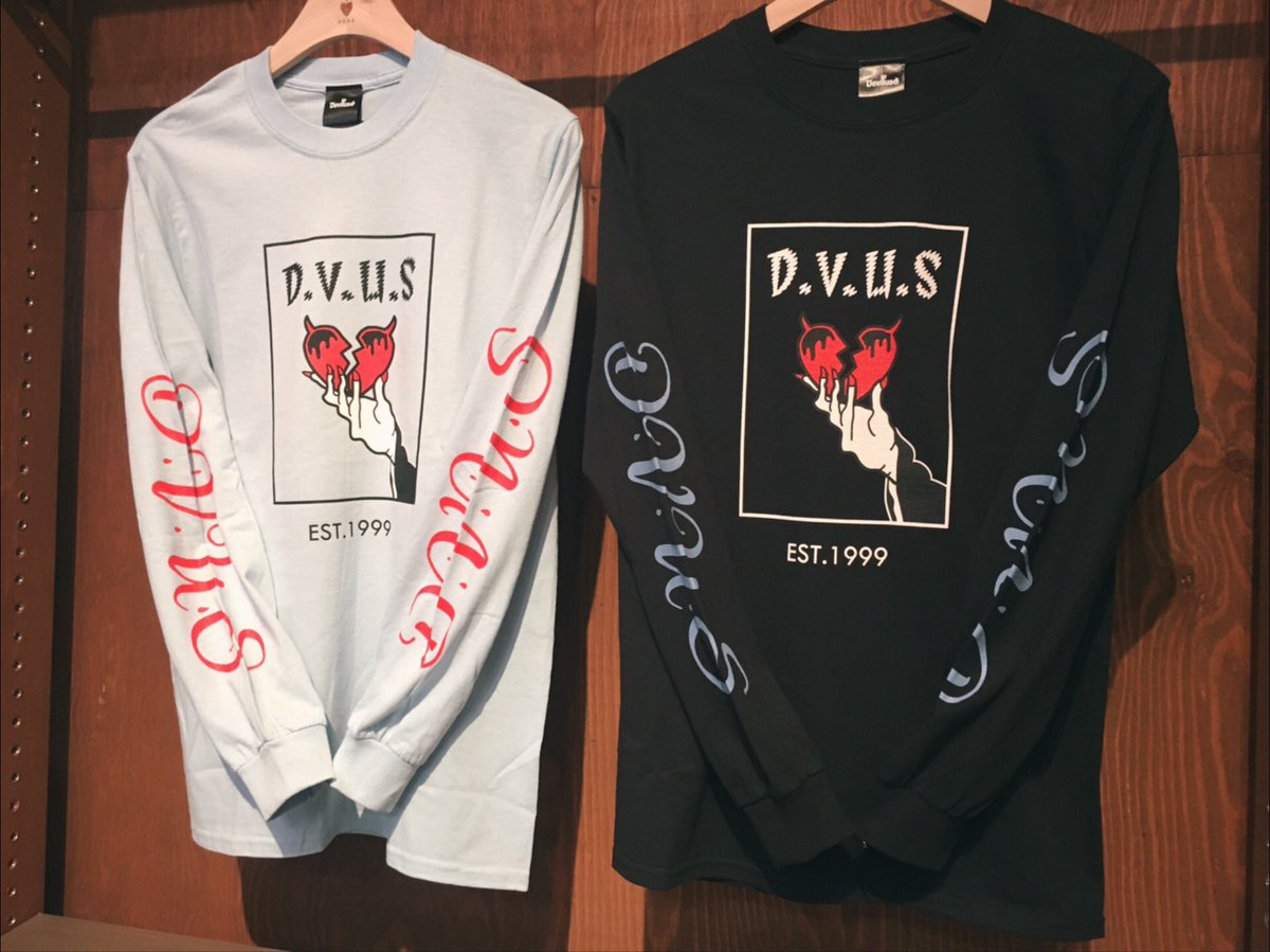 FACT Deviluse コラボ　ロンT 新作ロンT入荷です！ POPで毒のあるデザイン😈！Light BlueとBlackの2