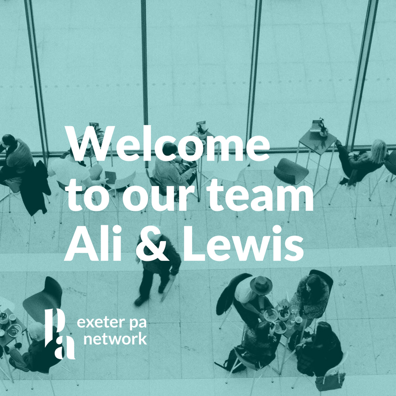 ExeterPANetwork's tweet photo. 💫 Welcome to the #ExeterPA team @alijreid1 &amp; @LewisB1983 - thanks for your help with our #charity of the year @beep_uk #pasforpas https://t.co/fkPQViX23c