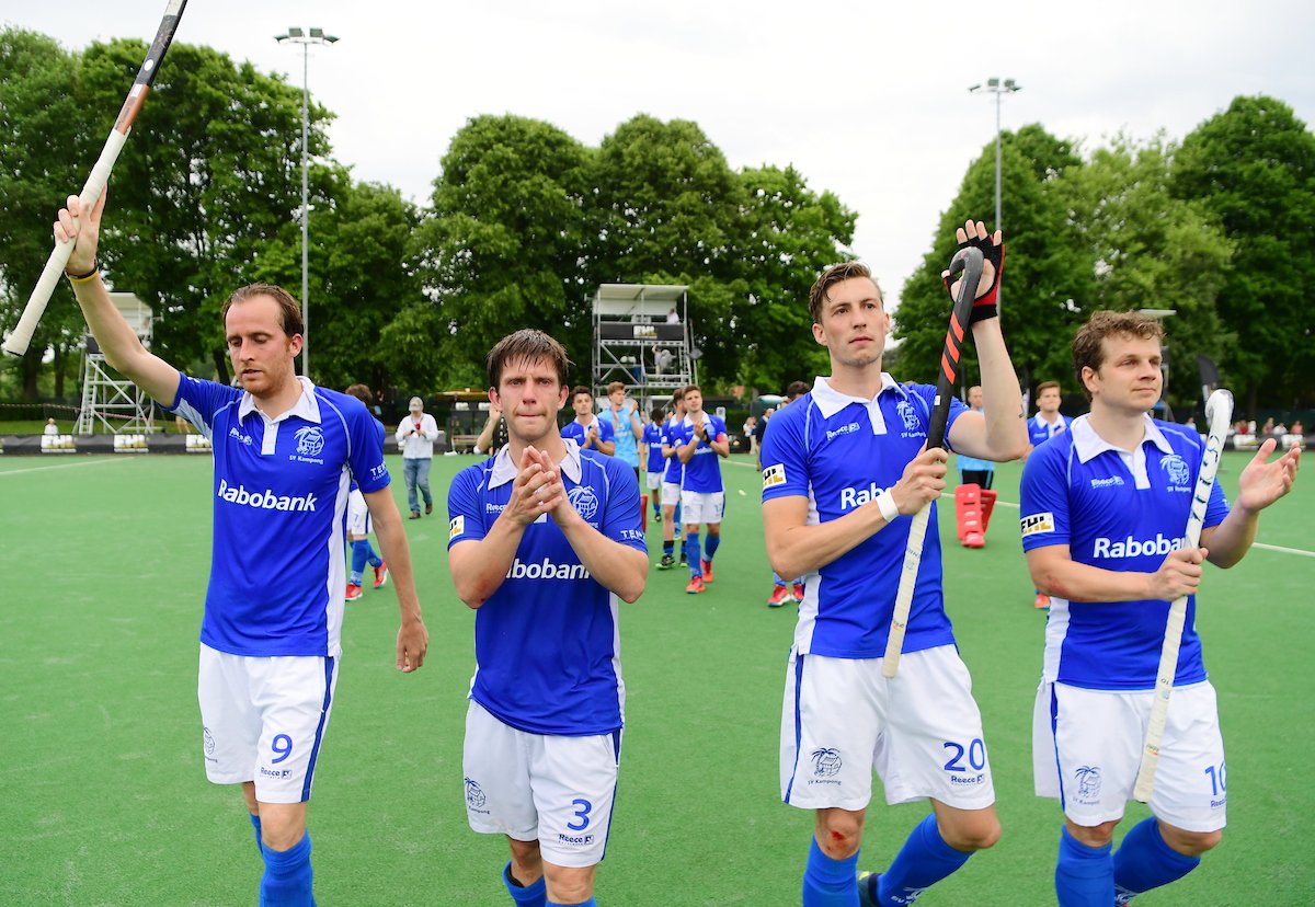 On Saturday, SV Kampong Hockey will celebrate the careers of their retiring quartet Sjoerd De Wert, Philip Meulenbroek, Constantijn Jonker and Quirijn Caspers. #EHL

Details: ehlhockey.tv/news/kampong-c…
