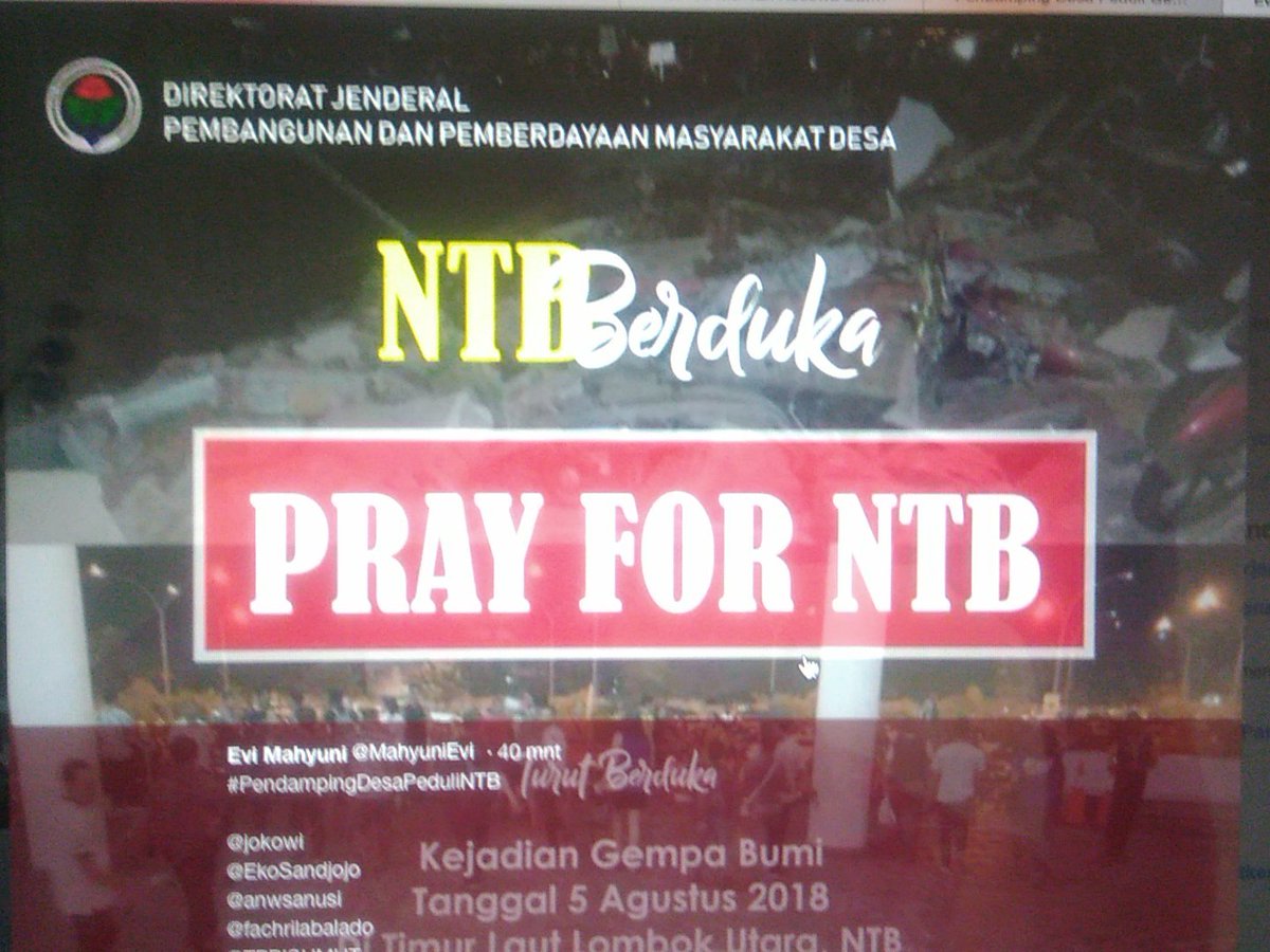 ArisFad3333's tweet photo. #PendampingDesaPeduliNTB 
Semogasaudara2 kita dberikesabrandr Tuhan YME.Amin
@jokowi 
@EkoSandjojo 
@anwsanusi 
@fachrilabalado 
@TPPISUMUT https://t.co/gVzEiyth5C