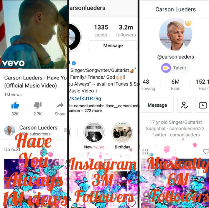 Carson_my_world's tweet photo. You deserve that @carsonlueders ππππππ
1M views on #haveyoualways
3M followers in instagram
6M fans on musically(tiktok)
@carsonlueders @carsonlueders @carsonlueders @carsonlueders @carsonlueders @carsonlueders @carsonlueders @carsonlueders @carsonlueders @carsonlueders https://t.co/8wZOIkmd4s