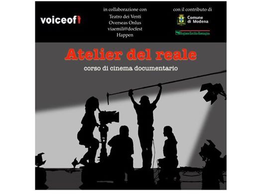 voiceoffmodena's tweet photo. A #settembre a #Modena inizierà il corso di #cinema #documentario: l'Atelier del Reale. Tutte le #info qui:https://t.co/sR2laXIchS 
Il cinema documentario è il più florido terreno di sperimentazione del cinema degli ultimi anni, #VoiceOff propone un'opportunità di alta formazione https://t.co/QxjOtbMrZe