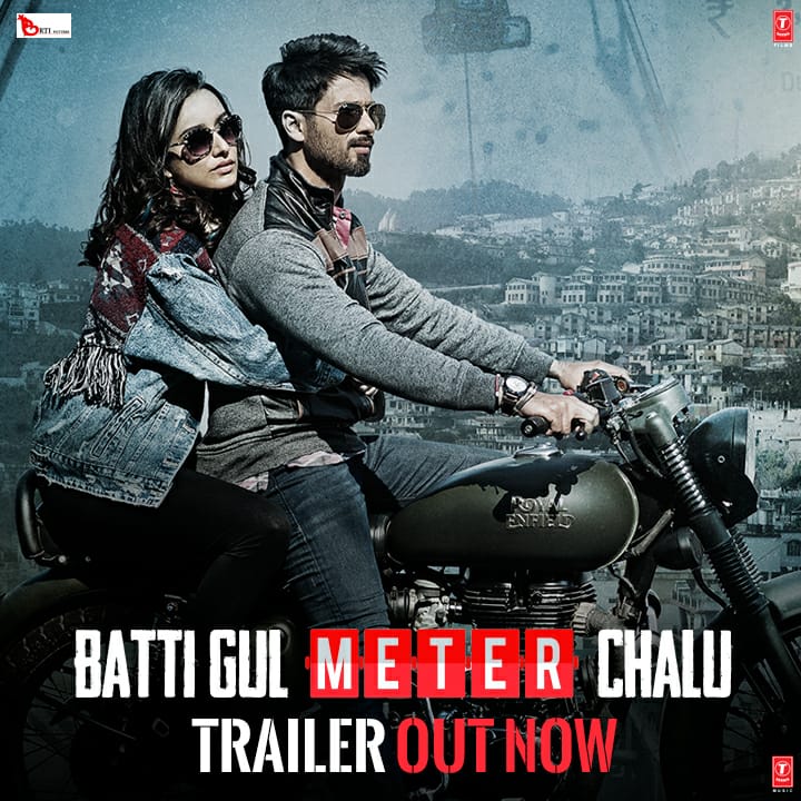 HinglishTimes's tweet photo. #BattiGulMeterChaluTrailer entertaining and hard hitting. @shahidkapoor and @ShraddhaKapoor spring up a huge surprise with their comic timing and perfect dialect...@ShreeNSingh once again manages to capture the real India. @TSeries #BattiGulMeterChalu https://t.co/NV3t4YWRsj https://t.co/fJxOaCPNLC