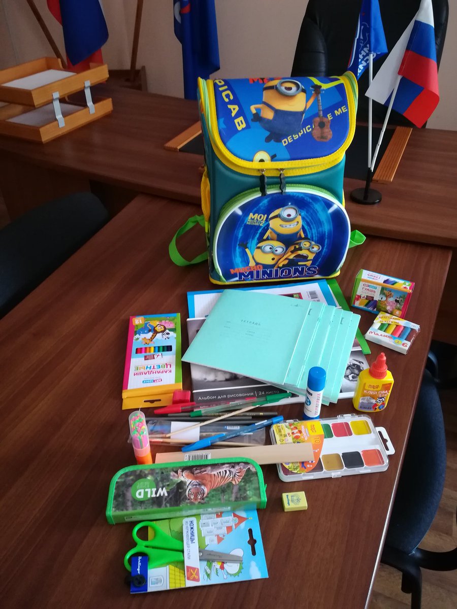 Вот такие прекрасные наборы канцтоваров и ранцы будут подарены детям из многодетных и малообеспеченных семей партией #ЕР37 через <a href="/KinOp37/">Кинешемская  ОП</a> в рамках акции #СобериРебенкаВШколу.